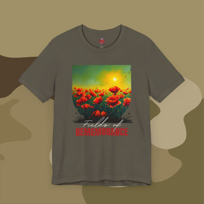 Rising Sun military badge subtle tribute shirt