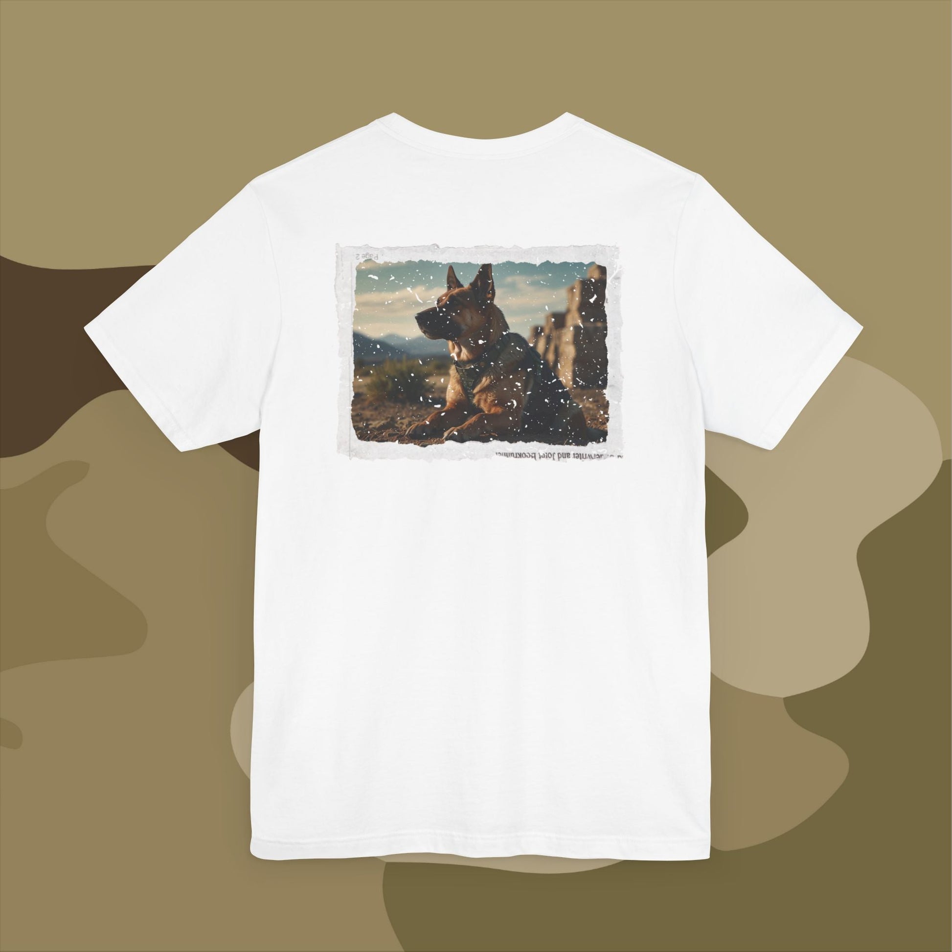 Classic military dog design with realism