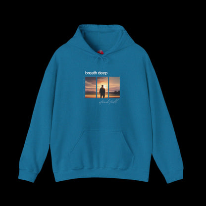 "Stand Tall, Breathe Deep" - Motivational Hoodie