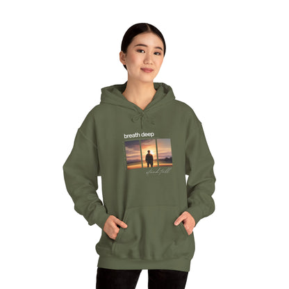 "Stand Tall, Breathe Deep" - Motivational Hoodie