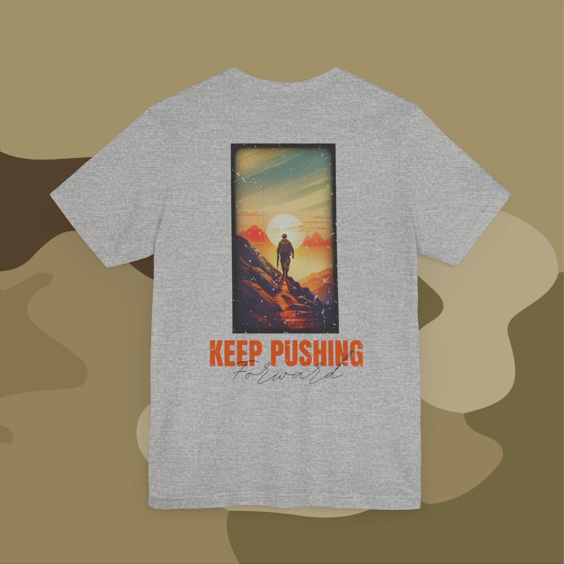 Classic military motivation apparel with a modern touch