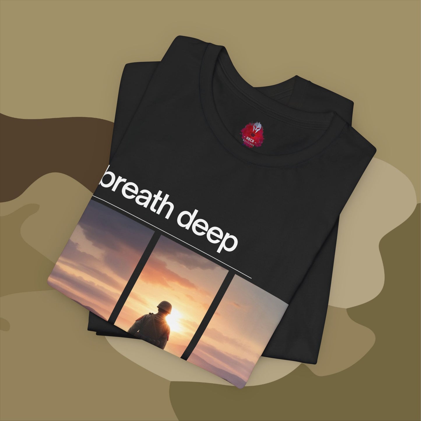 "Stand Tall, Breathe Deep" - Reflection of Strength and Peace Unisex T-Shirt