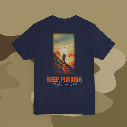 Courage and hope themed military T-shirt