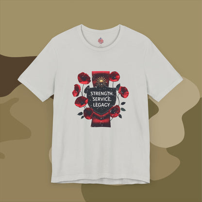 Military honor and sacrifice t-shirt design