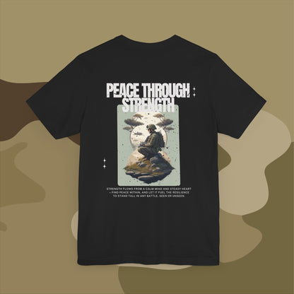 Military-Inspired Zen Tee – Warrior’s Inner Peace