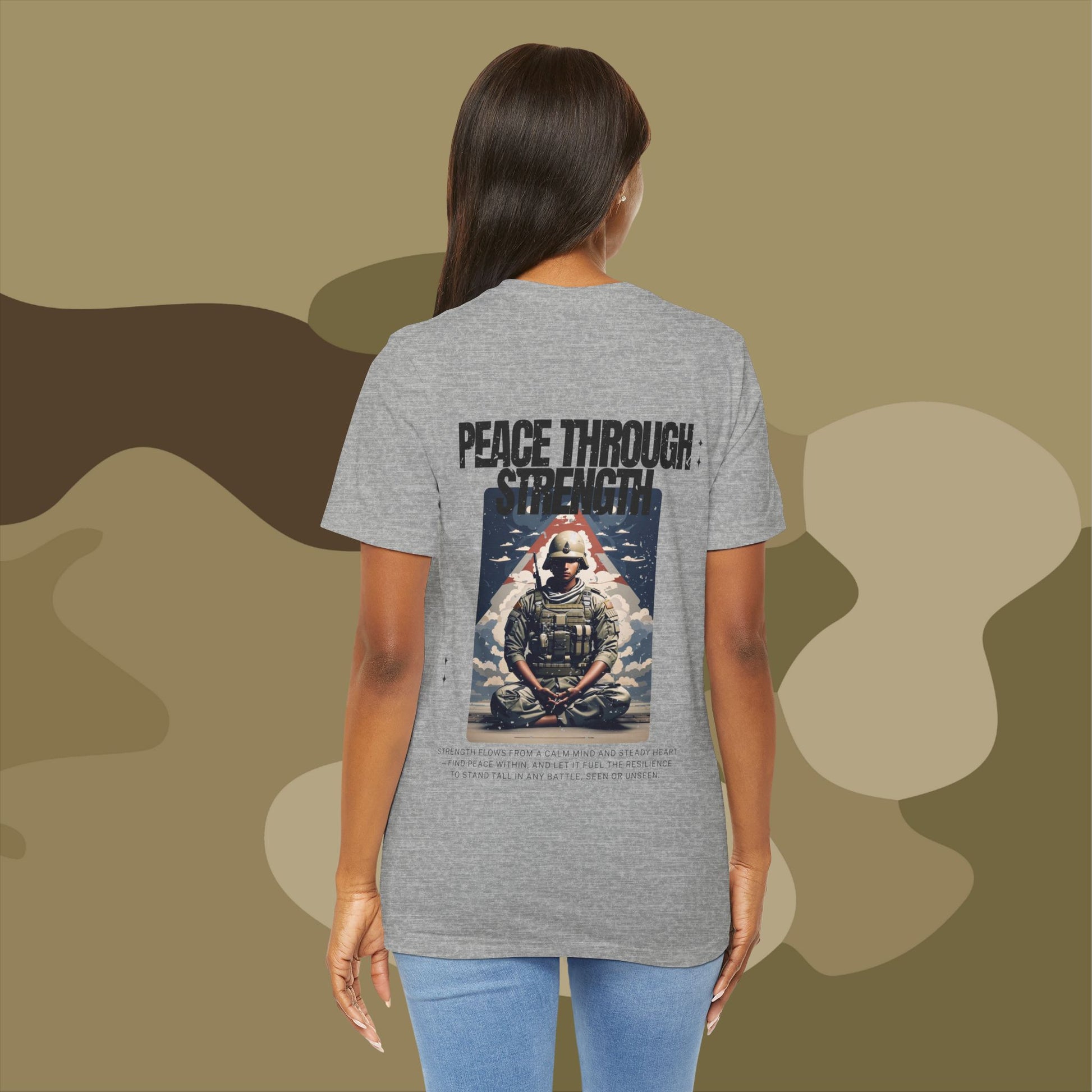 Mindful Veteran Tee – Strength in Thought & Action